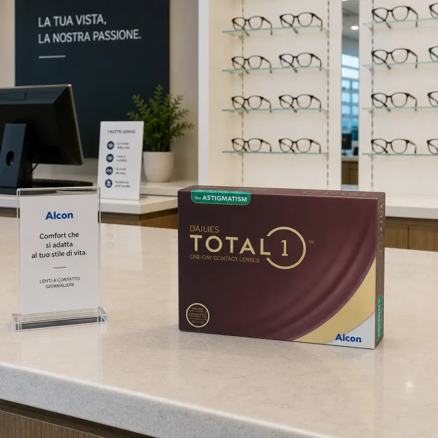 Lenti a contatto giornaliere toriche DAILIES TOTAL1® for Astigmatism 90 lenti