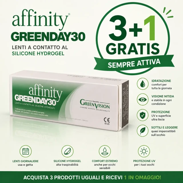 Lenti a contatto giornaliere Affinity GreenDay - 30 lenti