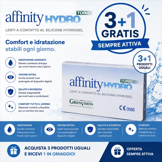 Lenti a contatto mensili Affinity Hydro Toric
