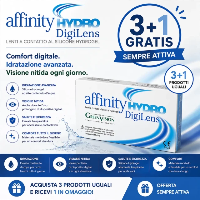 Lenti a contatto mensili Affinity Hydro Digilens