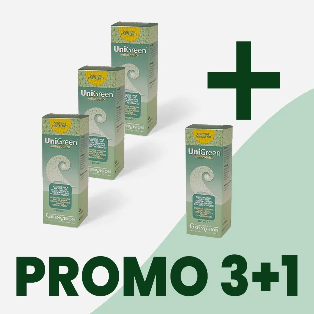 Soluzione unica UniGreen antiproteico 380ml PROMO 3+1