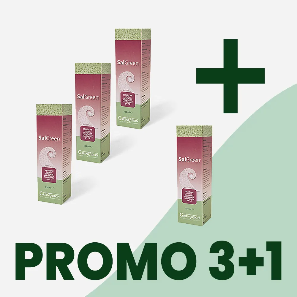 soluzione salina SalGreen 550 ml GreenVision PROMO 3+1