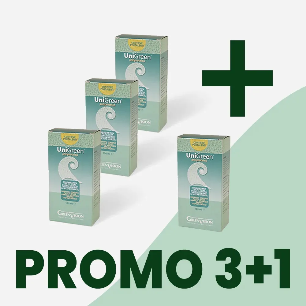 Soluzione unica UniGreen antiproteico 100 ml PROMO 3+1