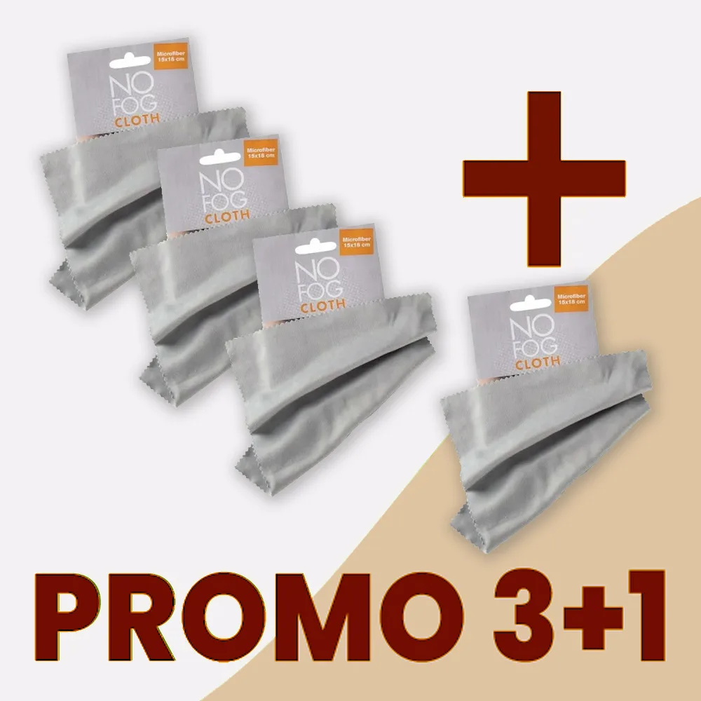 Microfibra NO FOG antiappannante lunga durata PROMO 3+1