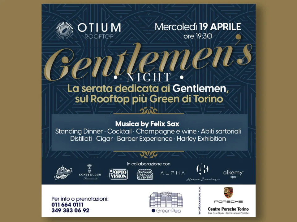 Gentlemens Night Torino Otium Rooftop