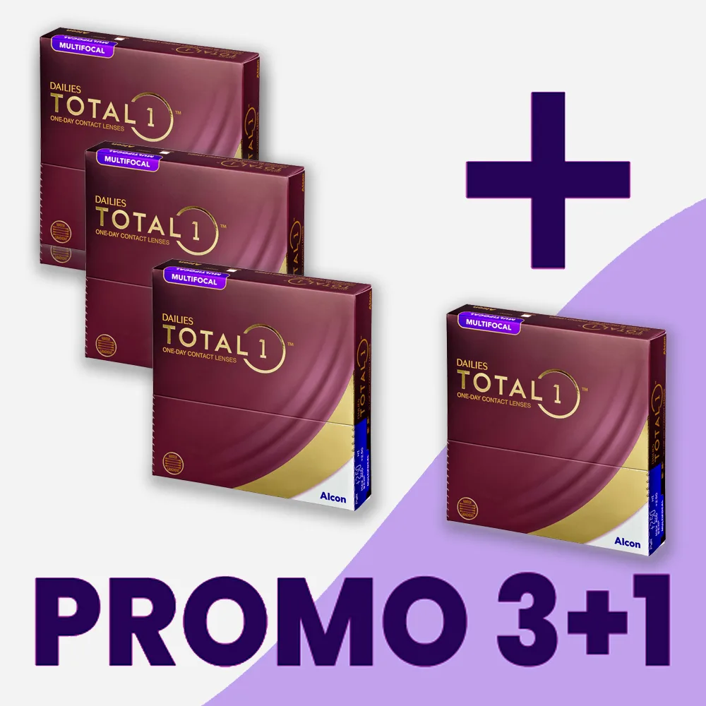 lenti a contatto Dailies TOTAL1 Multifocal 90 lenti promo 3+1